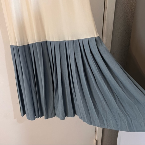 Kamisato Lace Slip Dress Plated Midi American Vintage USA Y2K Fairycore Cottage - Picture 16 of 16